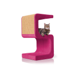 Pelíšek a škrabadlo Alphabet - písmeno: moderní designový nábytek pro kočku