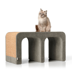 Pelíšek a škrabadlo Alphabet - písmeno: moderní designový nábytek pro kočku