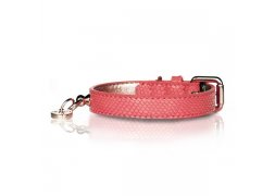 Luxusní obojek Naja Pink pro psy - růžový