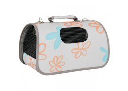 Módní cestovní taška Flower Bag - šedá
