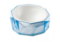 Miska Diamond pro kočku a psa - modrá