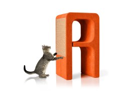Pelíšek a škrabadlo Alphabet A