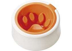 Zpomalovací miska Fellipet Kaleido Good Manners oranžová