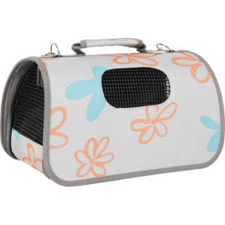Módní cestovní taška Flower Bag - šedá