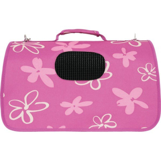 Módní cestovní taška Flower Bag - růžová
