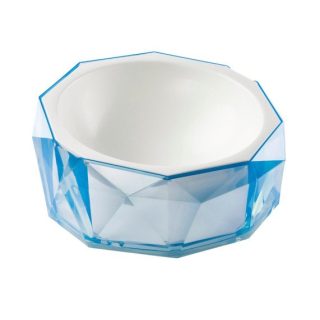Miska Diamond pro kočku a psa - modrá