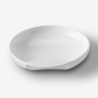 Plate plochá miska bílá