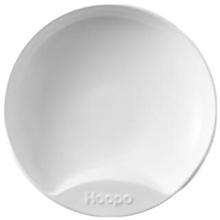 Plate plochá miska bílá