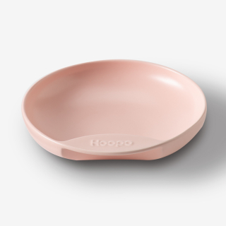 Plate plochá miska růžová