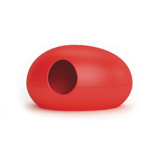 Poopoopeedo toaleta pro kočky červená + lopatka