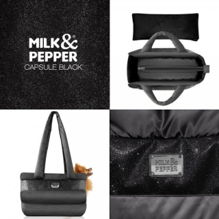 Cestovní přepravní taška Capsule pro psa a kočku - černá