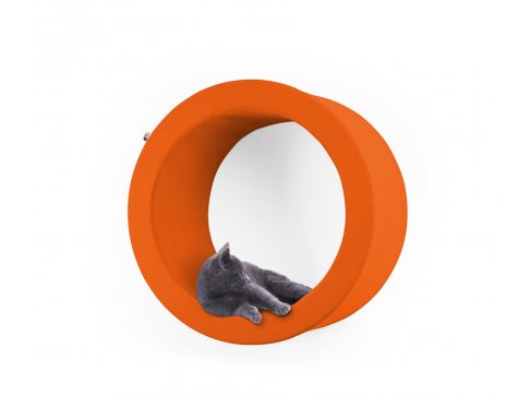 Pelíšek a škrabadlo Emmental - kruh: moderní designový nábytek pro kočku 