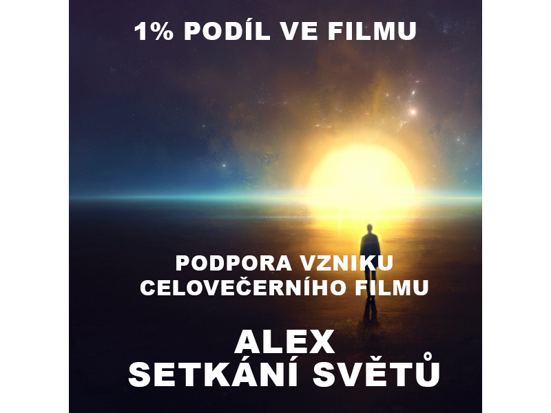 ALEX Setkání světů - podíl na filmovém projektu 1% 