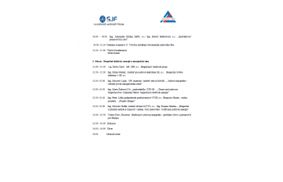 Program konferencie SES 2015