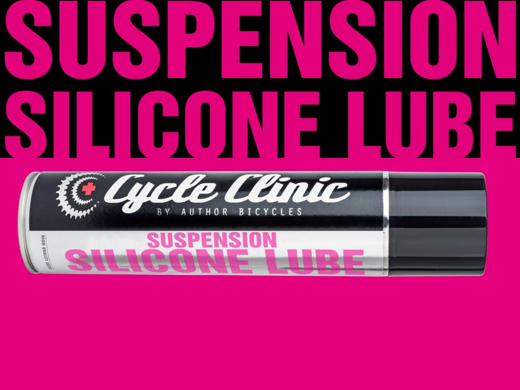 Mazivo Cycle Clinic Suspension Silicone Lube 400ml - černá