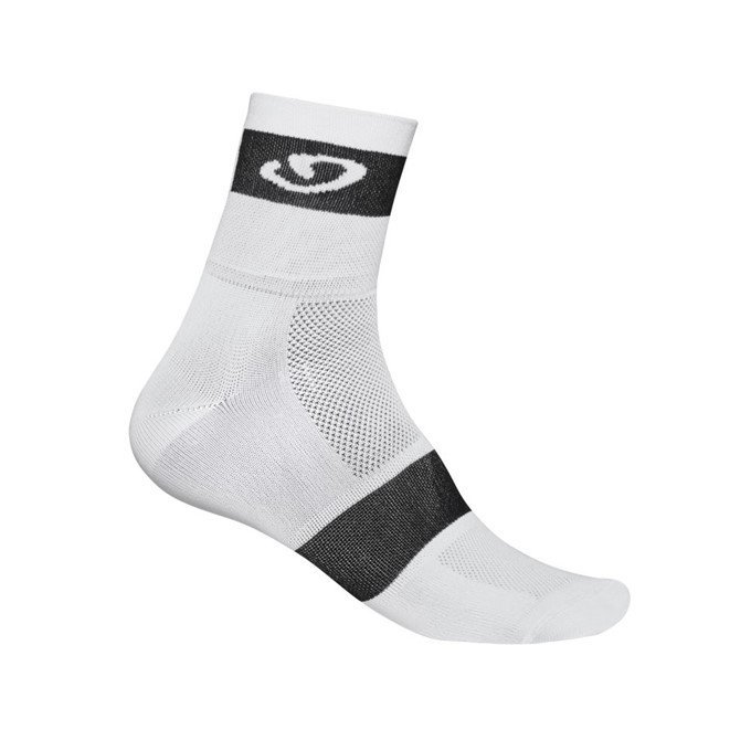 GIRO ponožky Comp Racer-white/black