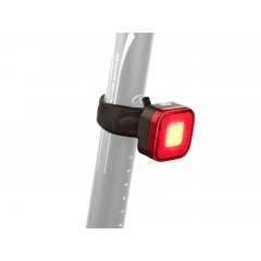 Author světlo zad. A-Square USB CobLed 40 lm - černá/červené-sklo