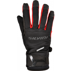 Silvini zimní softshellové rukavice FUSARO, 3XL, black - red