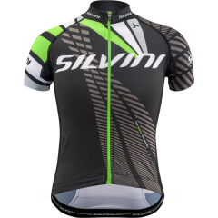 Silvini dětský cyklistický dres TEAM,black-green