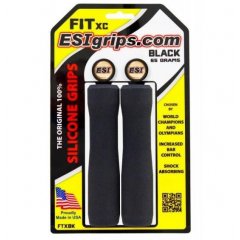 ESI grips CHUNKY Fit XC gripy, 65 g - black