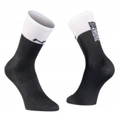 Northwave pánské cyklo ponožky Work Less Ride More Sock Black/White