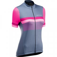 Northwave dámský cyklo dres Origin Woman, Gray/Magenta