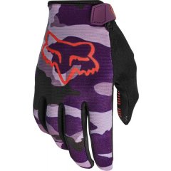 Fox dámské Ranger Gloves Camo, Dark Purple