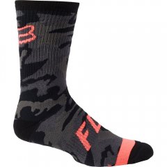 Fox cyklo ponožky 8" Defend Sock Black Camor