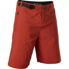 FOX Youth Ranger ShortW/Liner, Red Clear