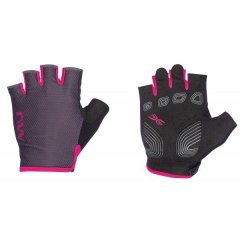 Northwave Active Woman Short Fingers Glove, Dark Grey/Pink