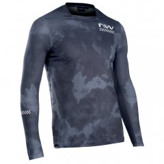 Northwave Bomb Jersey Long Sleeves, GreenFore/Grey
