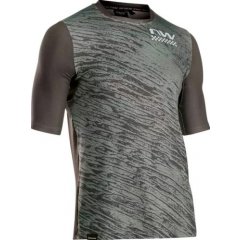 Northwave Bomb Jersey Short Sleeves, GreenFore/Grey