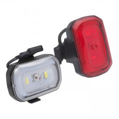 BLACKBURN Click USB přední + Click USB zadní black