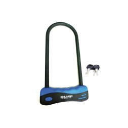 Zámek AUL Cliff 165x320mm (černá/modrá)