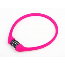 Zámek ACL-77 SILICONE kod 12x600mm (růžová)