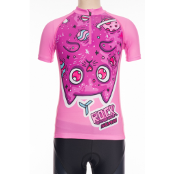 Silvini dětský cyklistický dres SCRIVIA, pink-pink