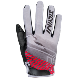 Silvini pánské celoprsté cyklistické rukavice GATOLLA, charcoal-red