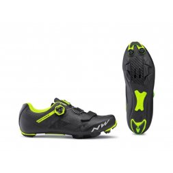 Pánské tretry Northwave Razer, Black/Yellow Fluo