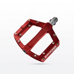 EXUSTAR pedály E-PB553, červené