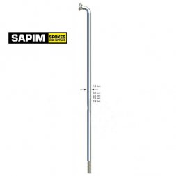 Sapim Leader 248 silver, zahnutá hlava