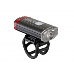 Světlo př. & zad. A-DoubleShot 250 / 12 lm USB černá