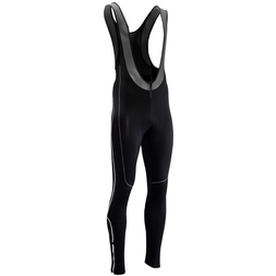 Silvini pánské elastické kalhoty s laclem MOVENZA TOP CYCLE, black-cloud, XXL