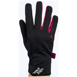Silvini dámské softshellové rukavice ORTLES, black-pink