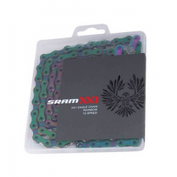 SRAM řetěz PC XX1 Eagle 12S, 126 čl., s rychlospojkou, duhový