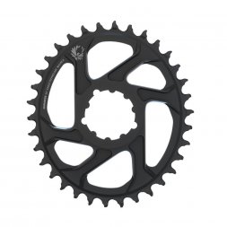 SRAM CR X-SYNC EAGLE OVAL 34T DM 3 OFF B BLK