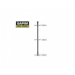 Sapim Leader 300, černý, rovný