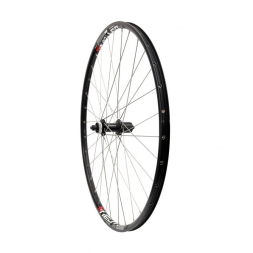MACH1 zadní zapletené kolo 28/29" MAX1 Disc - Centerlock, kazeta 8-9sp., černé/stříbrné