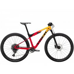 TREK Supercaliber 9.7, Marigold to Radioactive Red Fade, model 2021