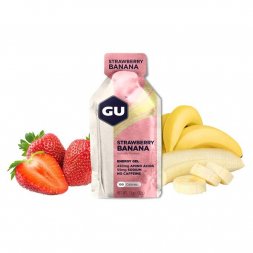 GU Energy Gel 32 g Strawberry/Banana 1 SÁČEK (balení 24 ks)