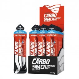 NUTREND CARBOSNACK WITH CAFFEINE sáček 50 g, modrá malina